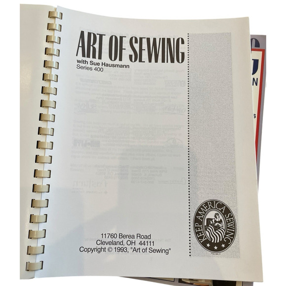 Art of Sewing SUE HAUSMANN Book Series 300 & 400 Viking Husqvarna 90s Lot of 2 - Picture 4 of 6